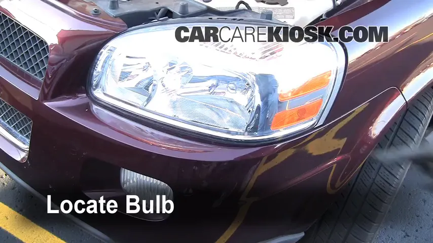 2008 Chevrolet Uplander LS 3.9L V6 Lights Headlight (replace bulb)